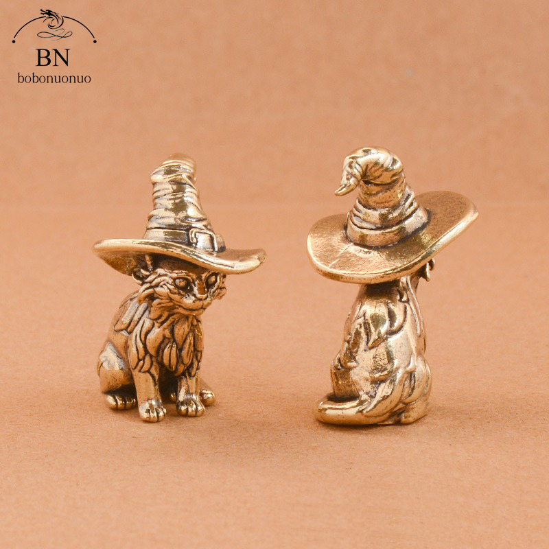 Cute Sorcerer Cat Small Statue - Home Decor Korea ulasan dan harga