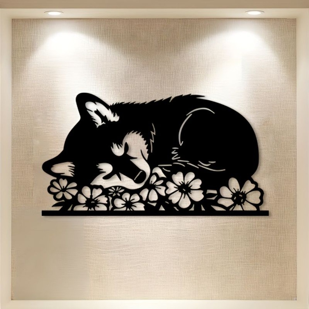 Shiba Inu Metal Wall Art Rustp - Home Decor Wall Panels ulasan dan harga