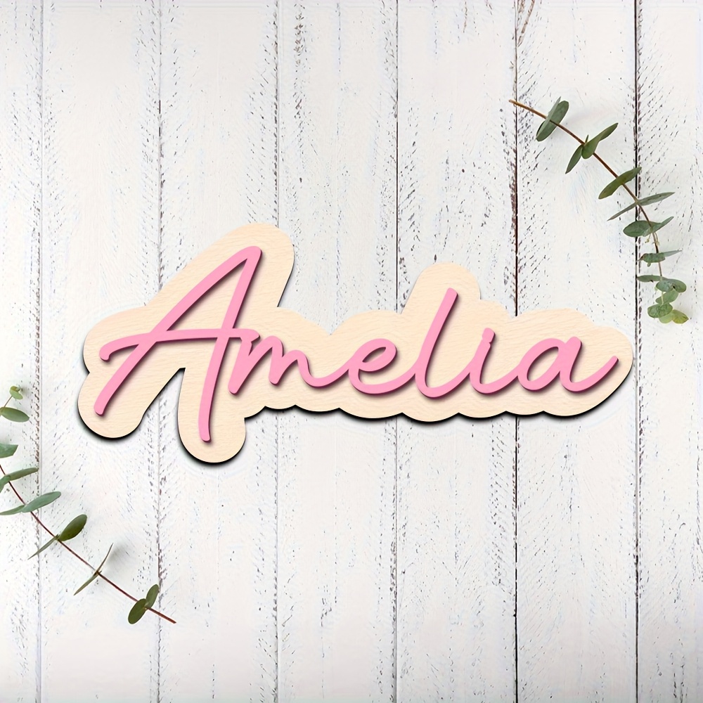 Customizable Double-Layered Wo - Wooden Letter Sign ulasan dan harga