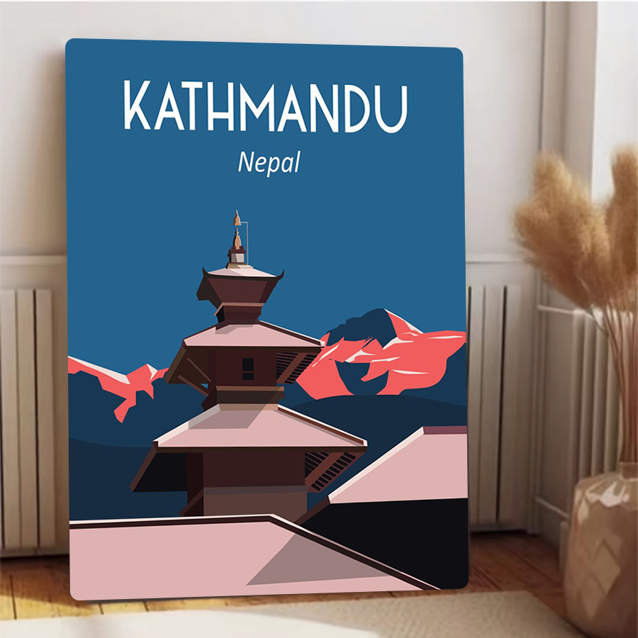 Kathmandu Nepal Vintage Metal  - Home Decor Kathmandu ulasan dan harga