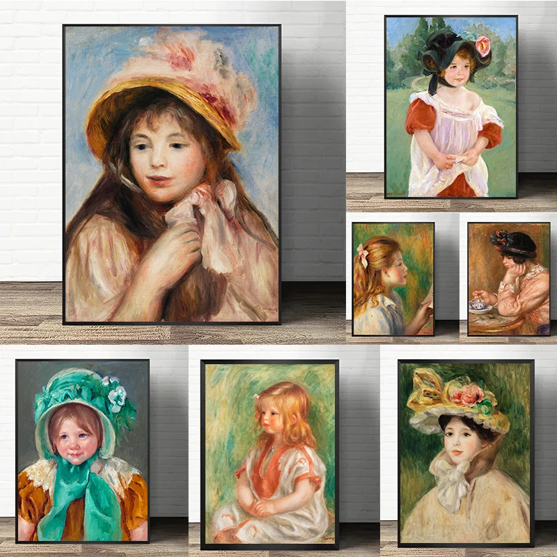 Famous Painter Work Renoir and - Watercolor Poster Print ulasan dan harga