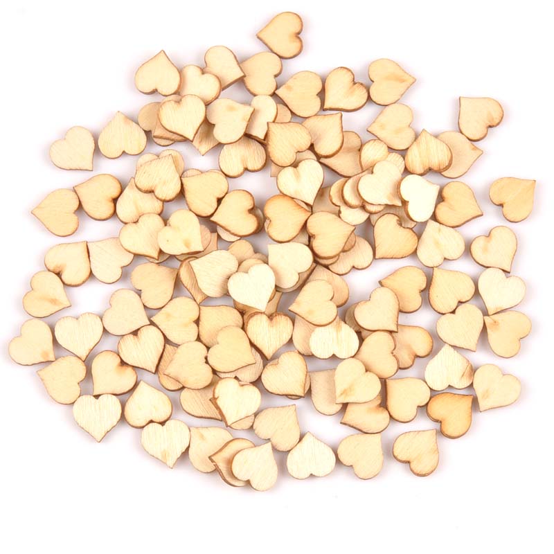 100pcs Mini Natural Heart patt - Home Decor Scrap ulasan dan harga