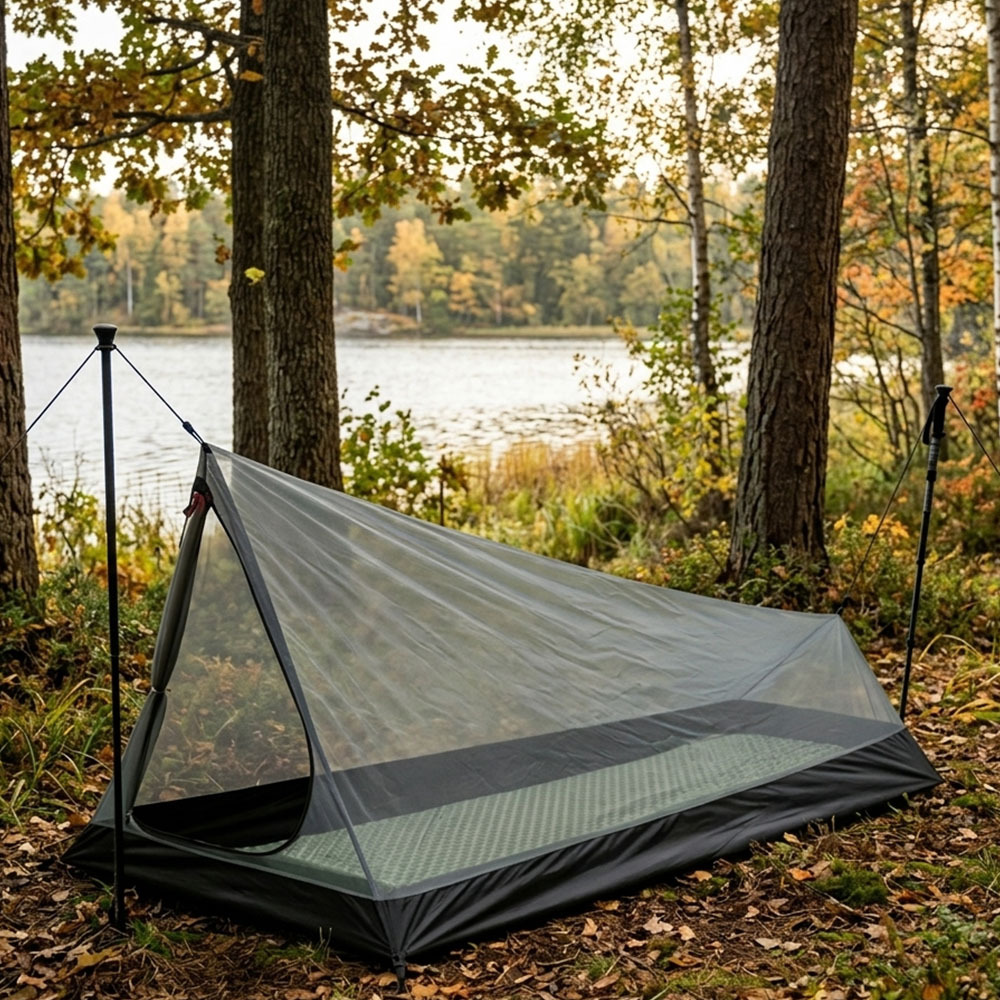 Mesh tent solo single camping  - Home Decor Solo ulasan dan harga