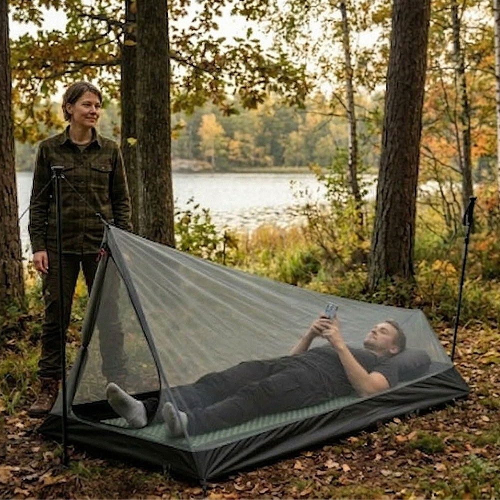 Mesh tent solo single camping  - Home Decor Solo ulasan dan harga