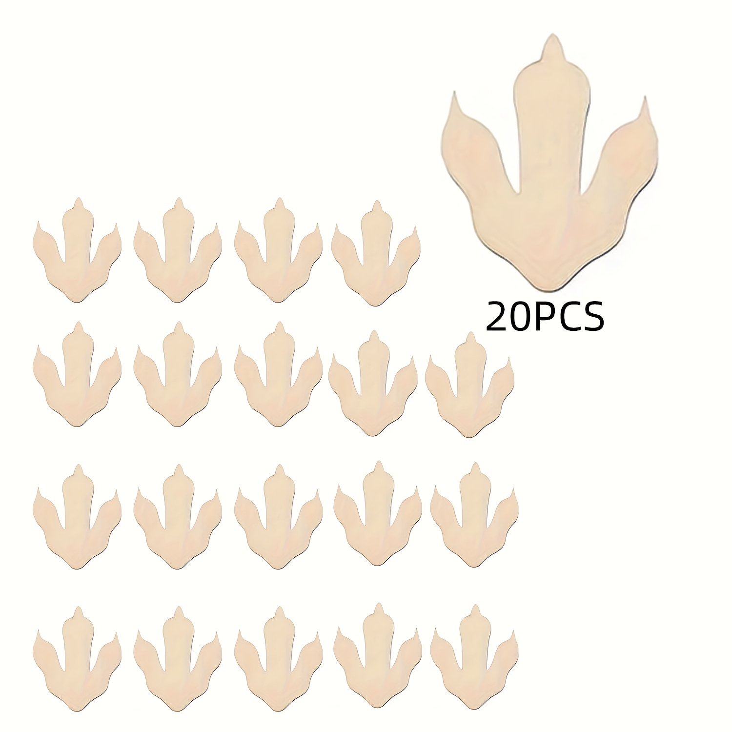 10/20 Pieces Wooden Dinosaur F - Home Decor Scrap ulasan dan harga