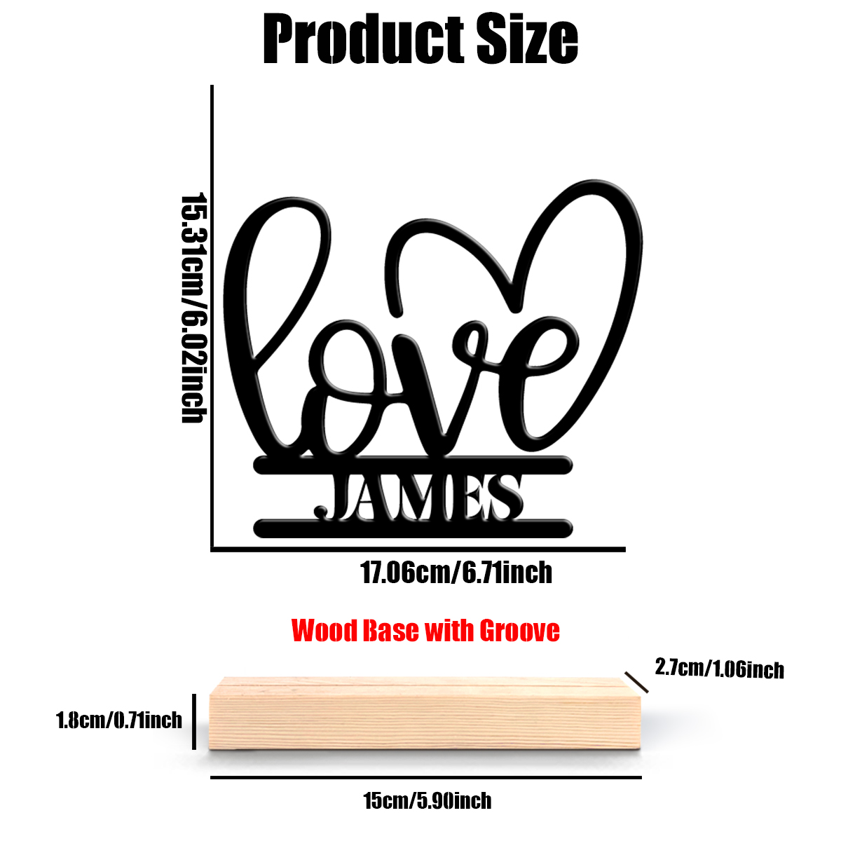 1Pc Csutom Valentine Love Hear - Home Decor Lovely Home ulasan dan harga