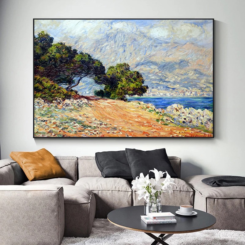 Art Canvas Paintings Famous Im - Watercolor Poster Print ulasan dan harga