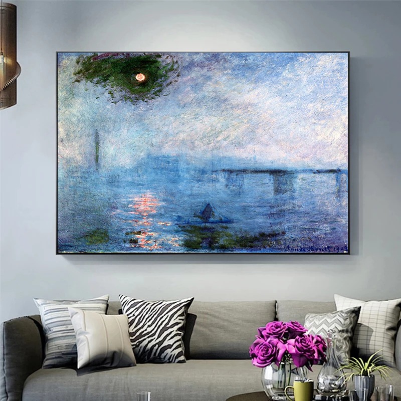 Art Canvas Paintings Famous Im - Watercolor Poster Print ulasan dan harga