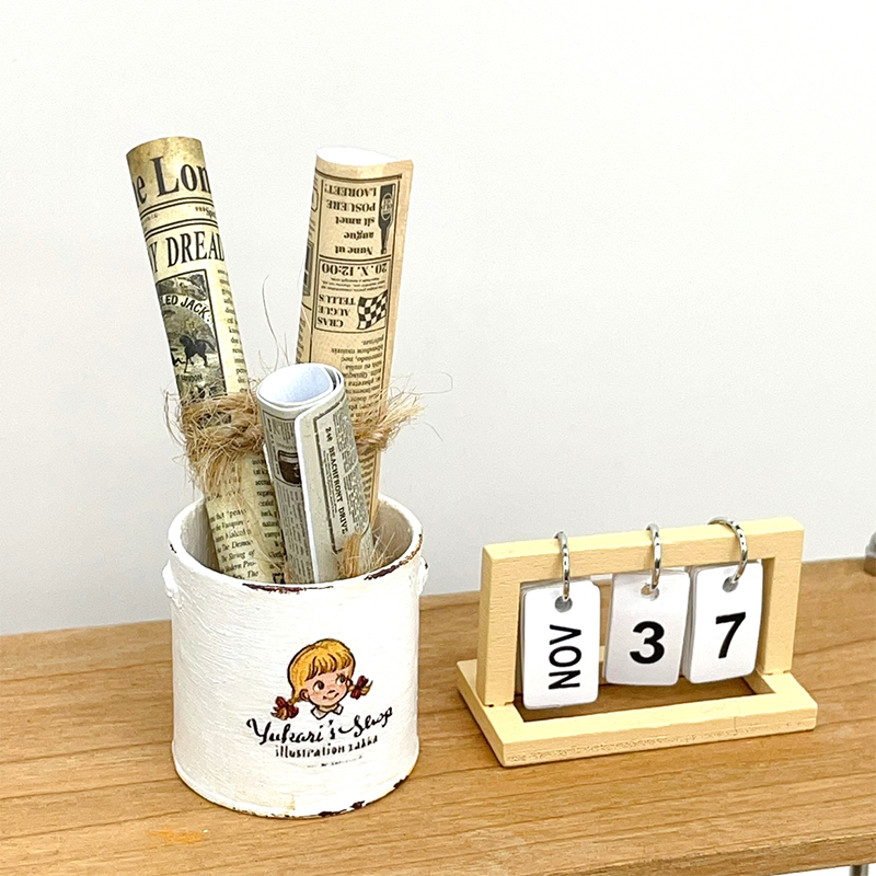 5Pcs Dollhouse Miniature Kraft - Home Decor Scrap ulasan dan harga