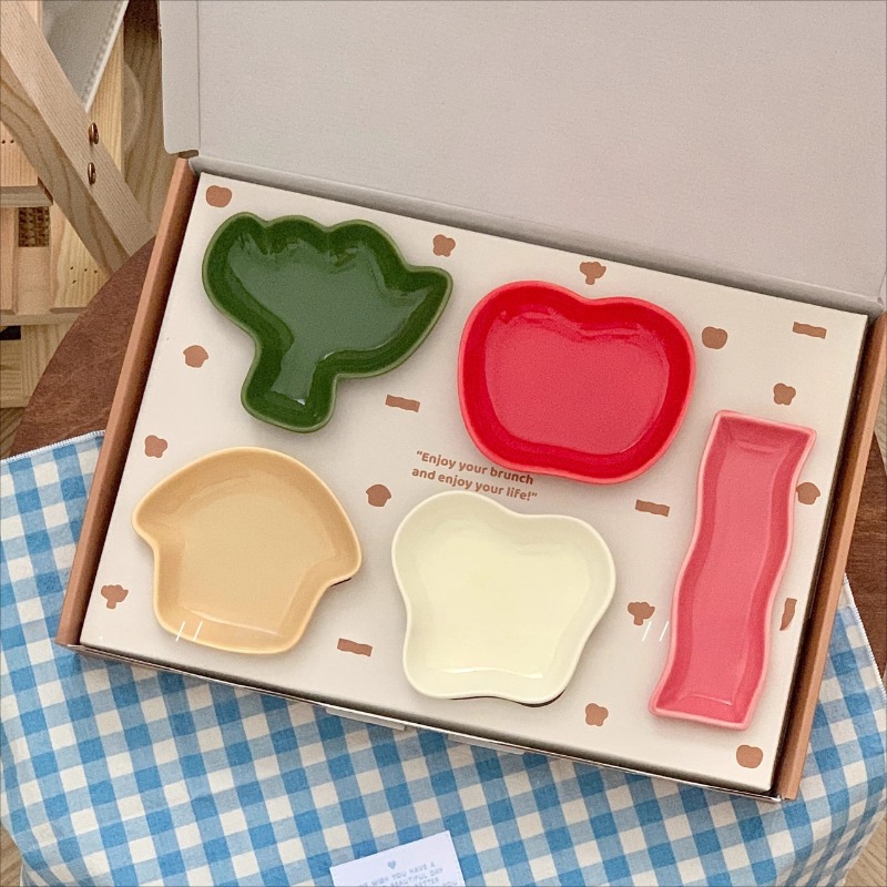 Cute Vegetable Ceramic Dim Sum - Home Decor Korea ulasan dan harga