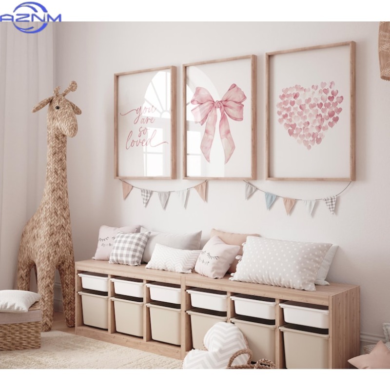 3pcs (Unframed Canvas Posters) - Watercolor Poster Print ulasan dan harga