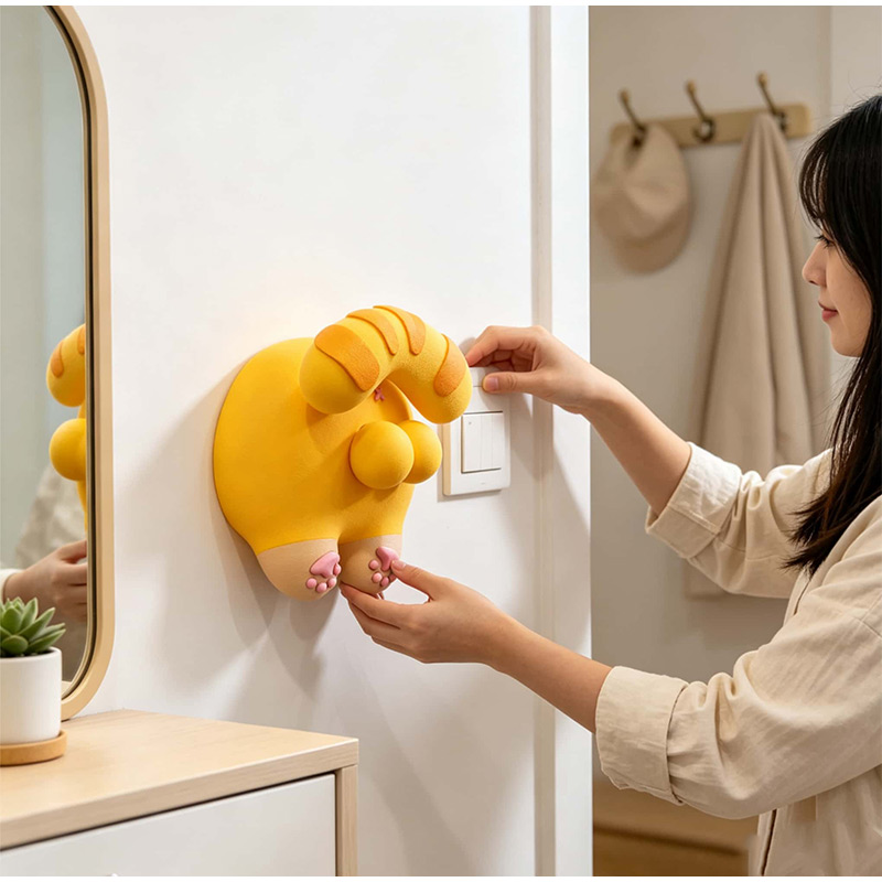 Cute Cat Butt Light Switch Cov - Home Decor Wall Panels ulasan dan harga