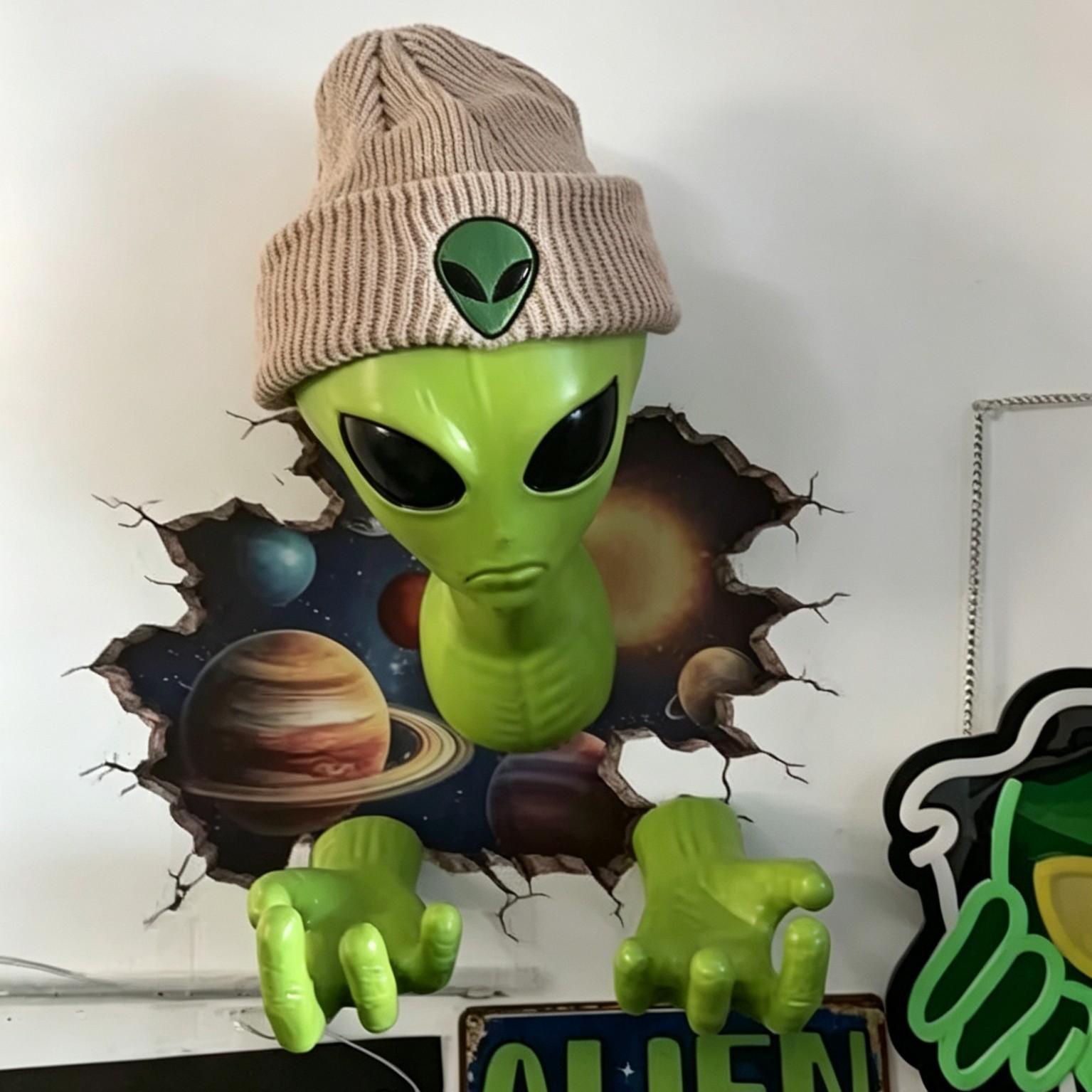 1 Green Alien Pendant, 3D Alie - Home Decor Etsy ulasan dan harga