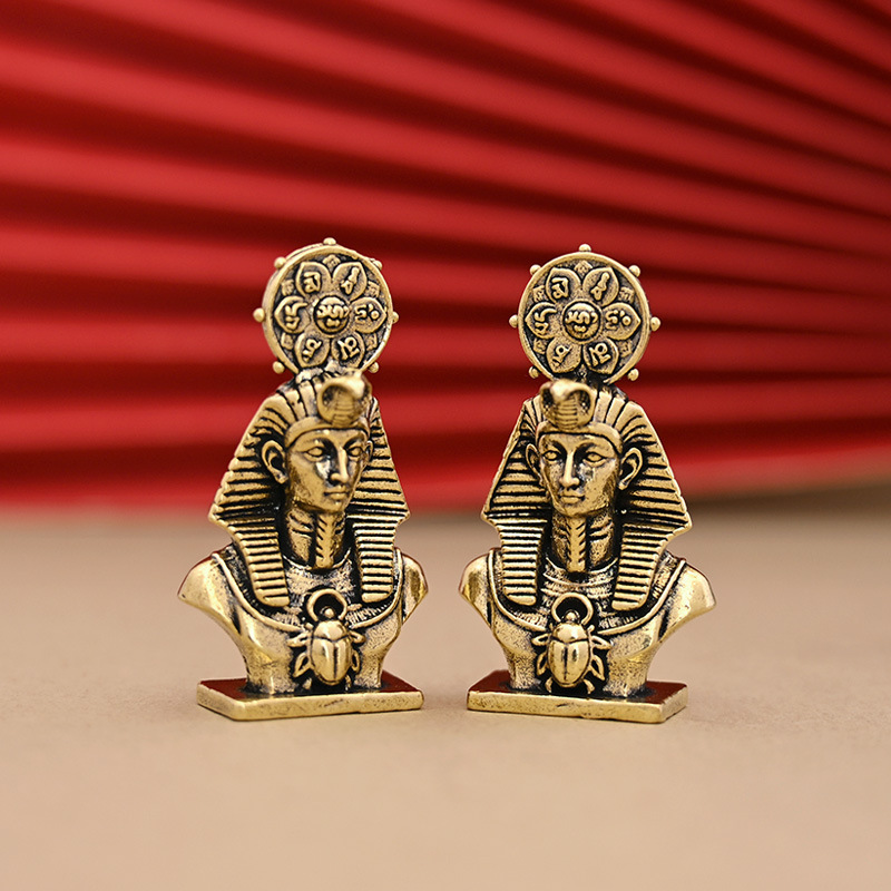 Solid Brass Vintage Mummy Anci - Home Decor Egypt ulasan dan harga