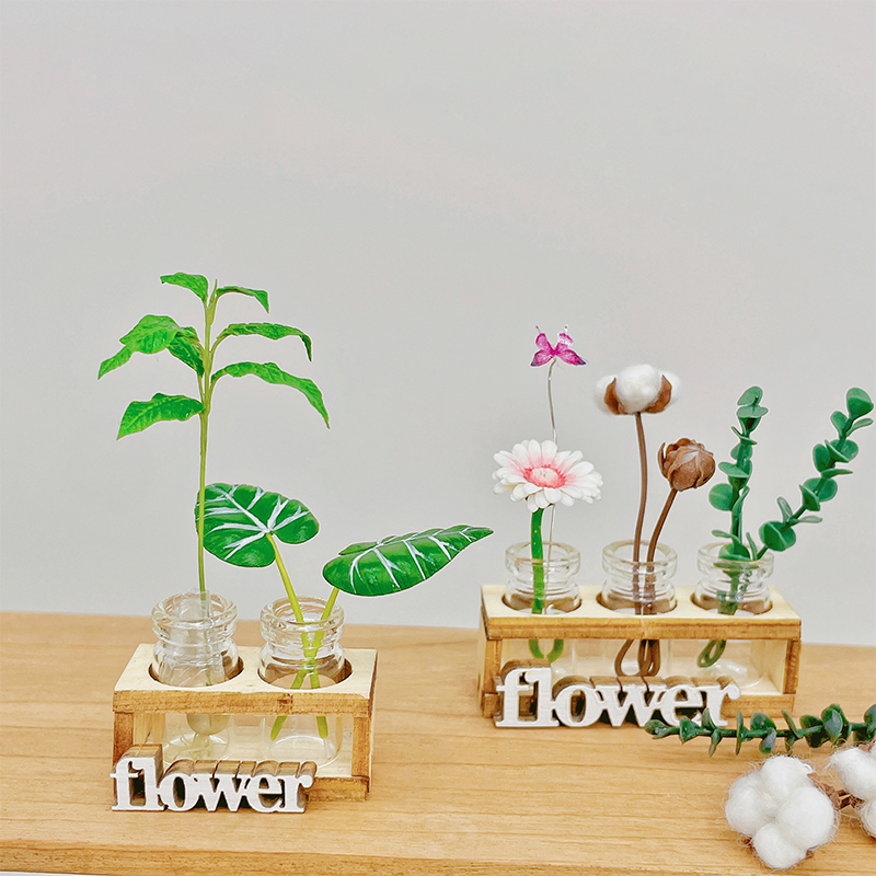 1Set 1:12 Dollhouse Miniature  - Home Decor Vase ulasan dan harga