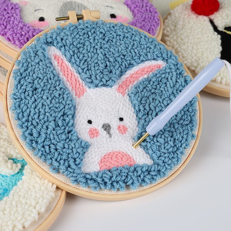 Punch Needle Embroidery Starte - Home Decor Korea ulasan dan harga