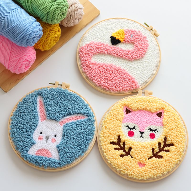 Punch Needle Embroidery Starte - Home Decor Korea ulasan dan harga