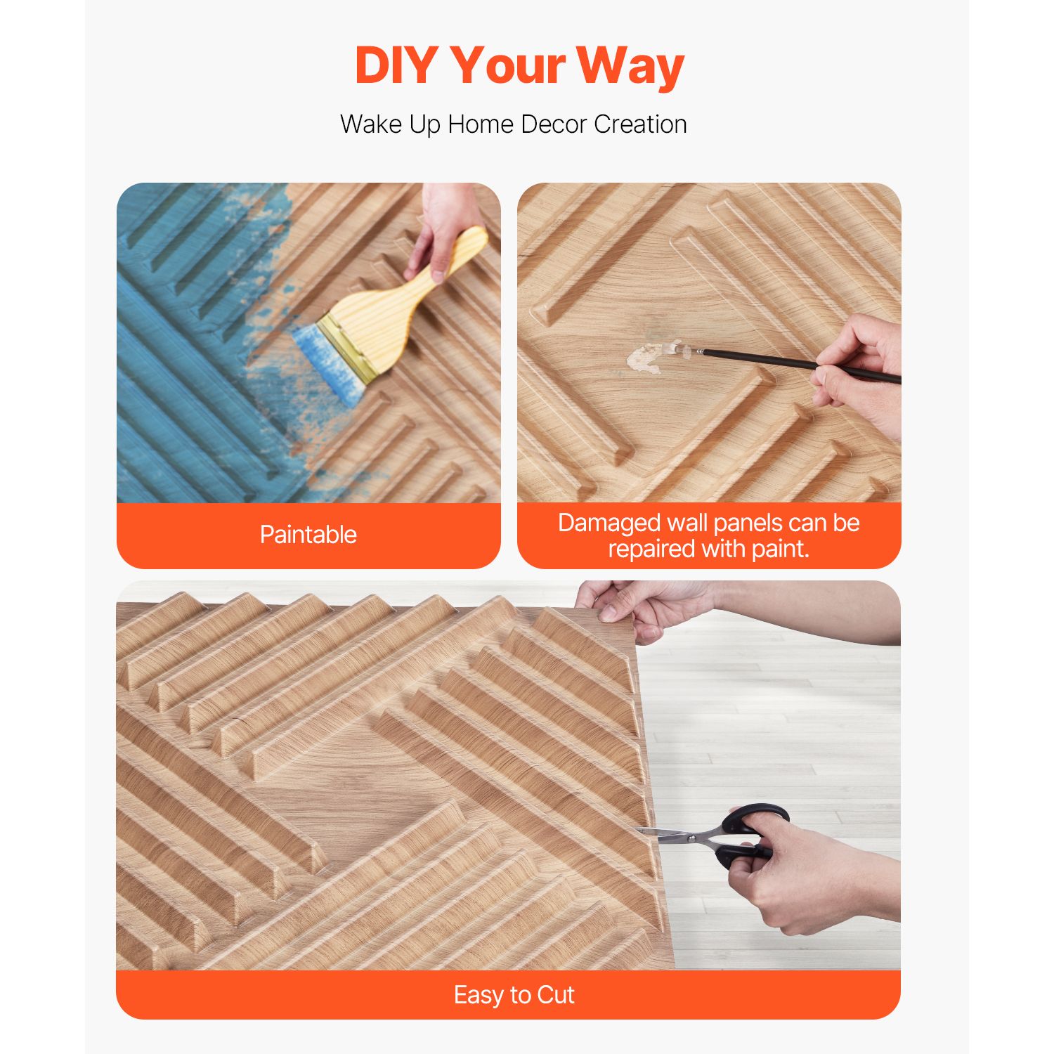 3D Wall Panels, 12-Pack 19.7 x - Home Decor Wall Panels ulasan dan harga