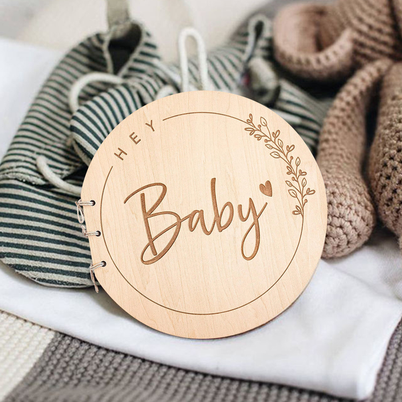 Wooden Circular Cover Message  - Wooden Letter Sign ulasan dan harga