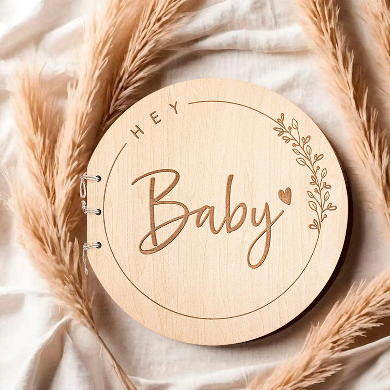 Wooden Circular Cover Message  - Wooden Letter Sign ulasan dan harga
