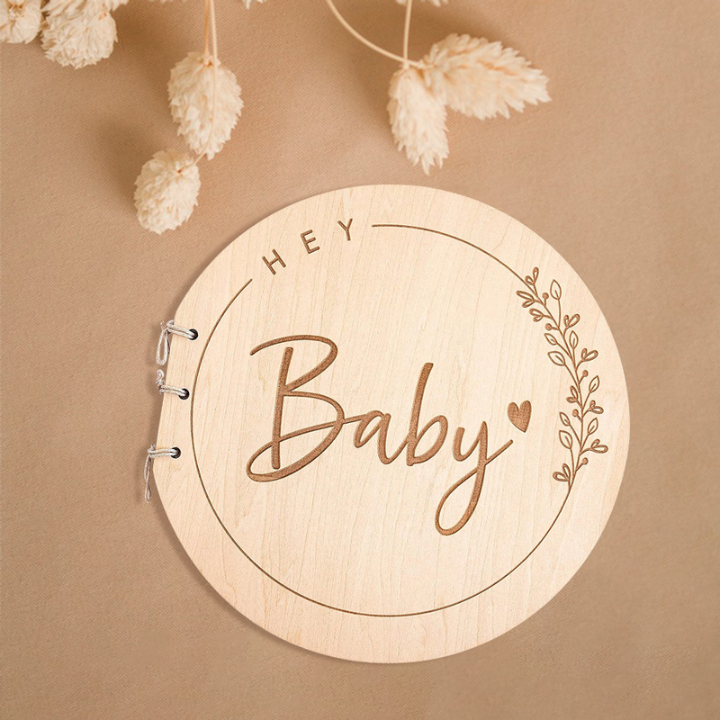 Wooden Circular Cover Message  - Wooden Letter Sign ulasan dan harga