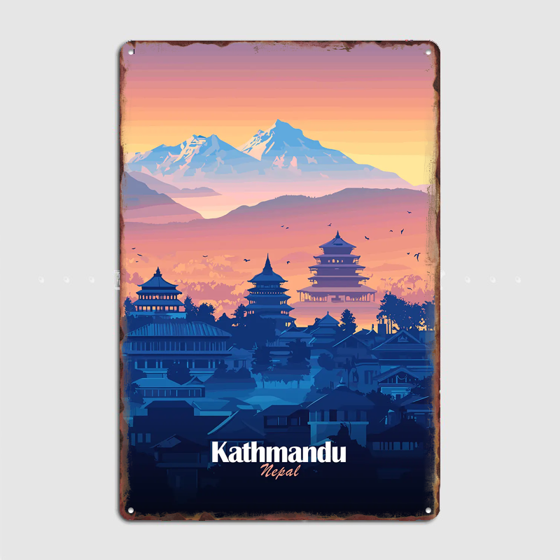 Kathmandu Skyline Travel Scene - Home Decor Kathmandu ulasan dan harga