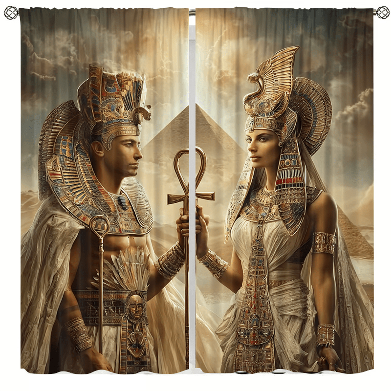 King and Queen of Egypt Curtai - Home Decor Egypt ulasan dan harga