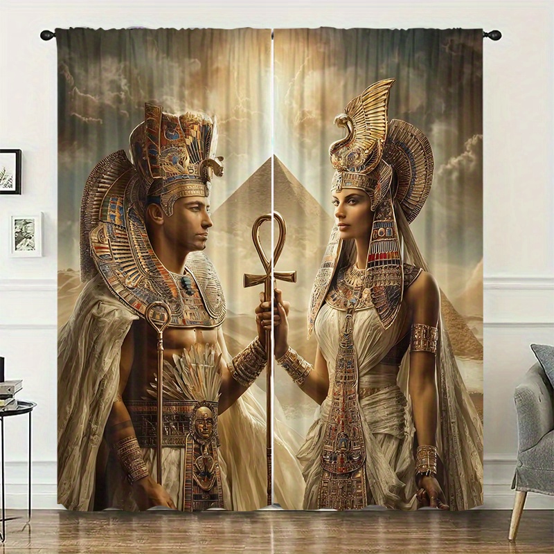 King and Queen of Egypt Curtai - Home Decor Egypt ulasan dan harga